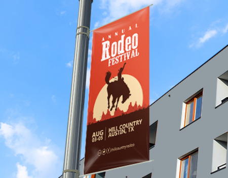 pole banners